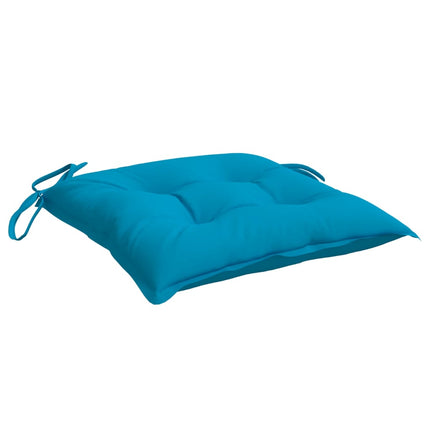 Chair Cushions 4 pcs Light Blue 19.7"x19.7"x2.8" Oxford Fabric