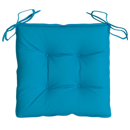 Chair Cushions 4 pcs Light Blue 19.7"x19.7"x2.8" Oxford Fabric