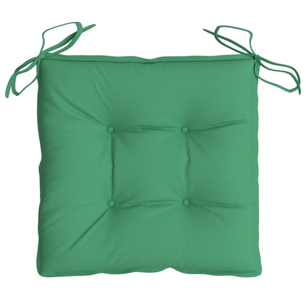 Chair Cushions 6 pcs Green 19.7"x19.7"x2.8" Oxford Fabric