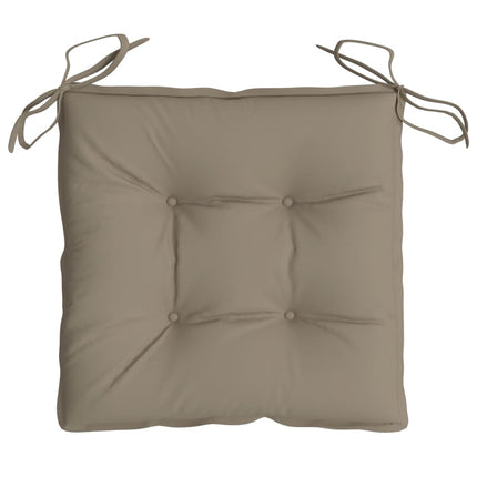 Chair Cushions 2 pcs Taupe 19.7"x19.7"x2.8" Oxford Fabric