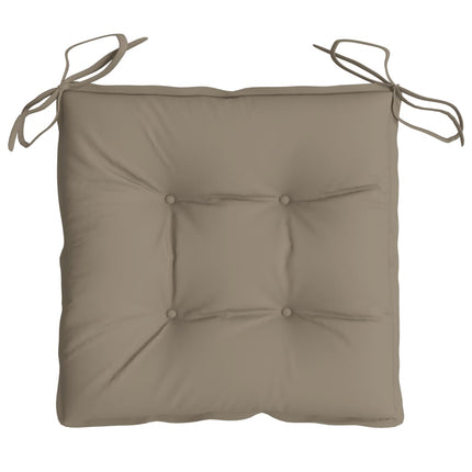Chair Cushions 4 pcs Taupe 19.7"x19.7"x2.8" Oxford Fabric