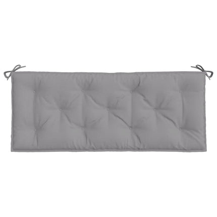 Garden Bench Cushion Gray 47.2"x19.7"x2.8" Oxford Fabric