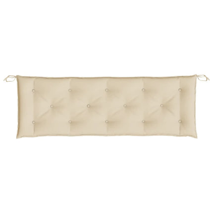 Garden Bench Cushion Beige 59.1"x19.7"x2.8" Oxford Fabric