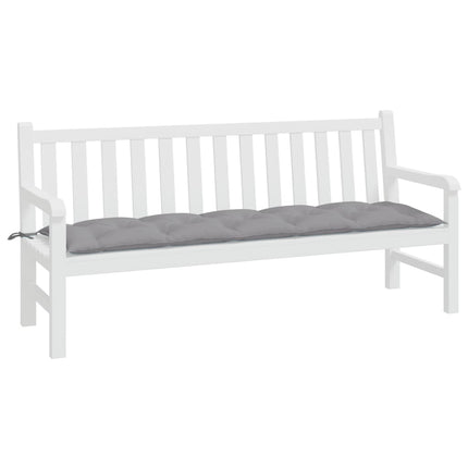 Garden Bench Cushion Gray 70.9"x19.7"x2.8" Oxford Fabric