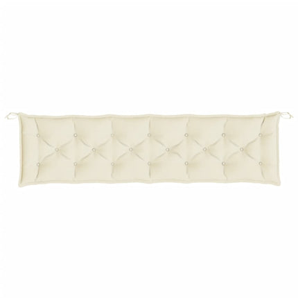Garden Bench Cushion Cream White 78.7"x19.7"x2.8" Oxford Fabric