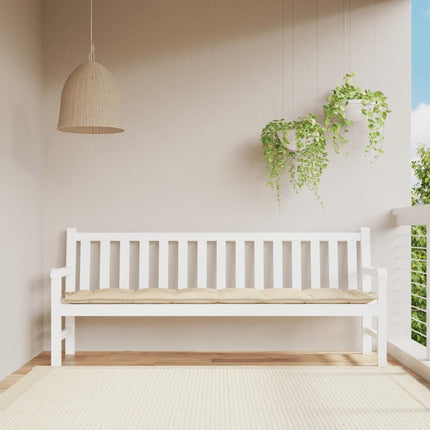 Garden Bench Cushion Beige 78.7"x19.7"x2.8" Oxford Fabric