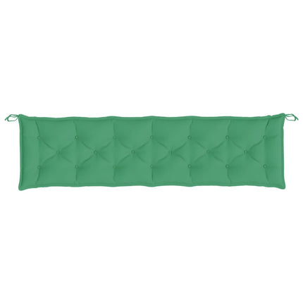 Garden Bench Cushion Green 78.7"x19.7"x2.8" Oxford Fabric