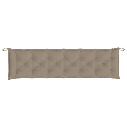 Garden Bench Cushion Taupe 78.7"x19.7"x2.8" Oxford Fabric
