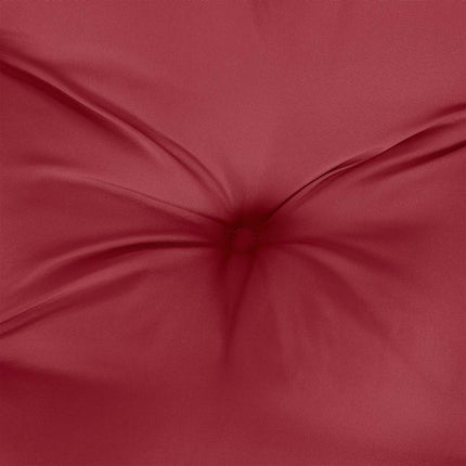 Garden Bench Cushion Wine Red 39.4"x(19.7"+19.7")x2.8" Oxford Fabric