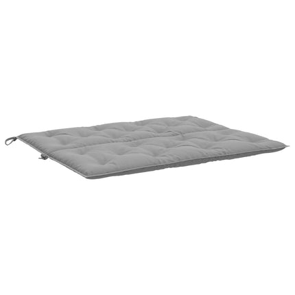 Garden Bench Cushion Gray 47.2"x(19.7"+19.7")x2.8" Oxford Fabric