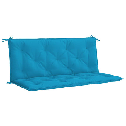 Garden Bench Cushion Light Blue 47.2"x(19.7"+19.7")x2.8" Oxford Fabric