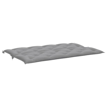 Garden Bench Cushion Gray 59.1"x(19.7"+19.7")x2.8" Oxford Fabric