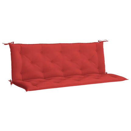 Garden Bench Cushion Red 59.1"x(19.7"+19.7")x2.8" Oxford Fabric