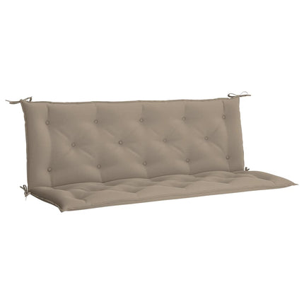 Garden Bench Cushion Taupe 59.1"x(19.7"+19.7")x2.8" Oxford Fabric