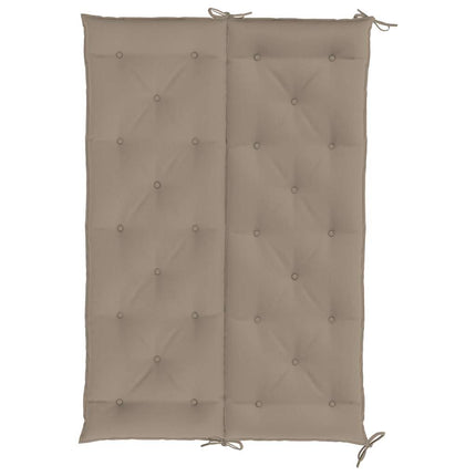 Garden Bench Cushion Taupe 59.1"x(19.7"+19.7")x2.8" Oxford Fabric