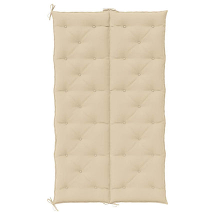Garden Bench Cushion Beige 70.9"x(19.7"+19.7")x2.8" Oxford Fabric