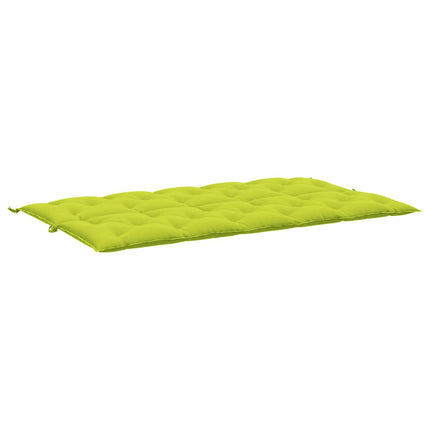 Garden Bench Cushion Bright Green 70.9"x(19.7"+19.7")x2.8" Oxford Fabric