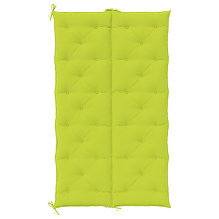 Garden Bench Cushion Bright Green 70.9"x(19.7"+19.7")x2.8" Oxford Fabric