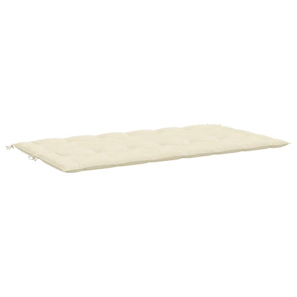 Garden Bench Cushion Cream White 78.7"x(19.7"+19.7")x2.8" Oxford Fabric