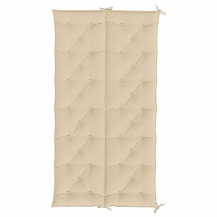 Garden Bench Cushion Beige 78.7"x(19.7"+19.7")x2.8" Oxford Fabric
