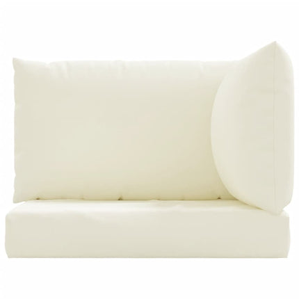 Pallet Cushions 3 pcs Cream White Oxford Fabric