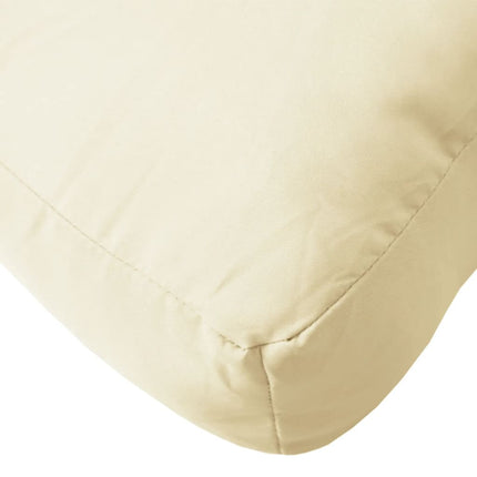 Pallet Cushions 3 pcs Cream White Oxford Fabric