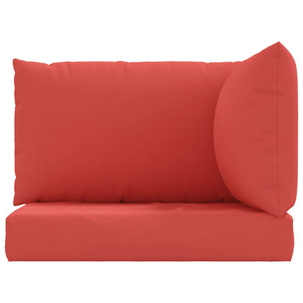 Pallet Cushions 3 pcs Red Oxford Fabric