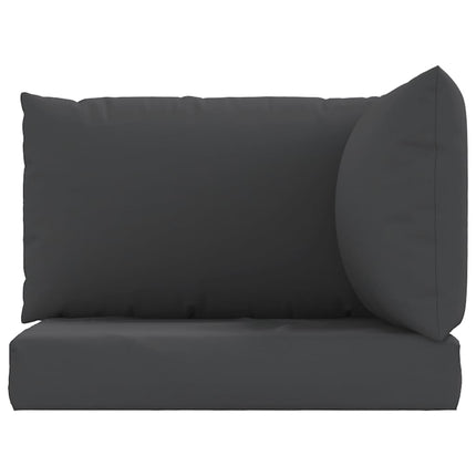 Pallet Cushions 3 pcs Black Oxford Fabric
