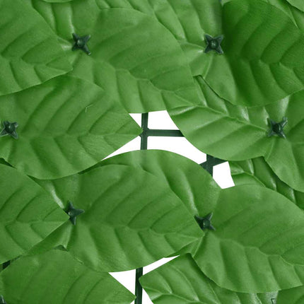Balcony Screen with Green Leaves 157.5"x29.5