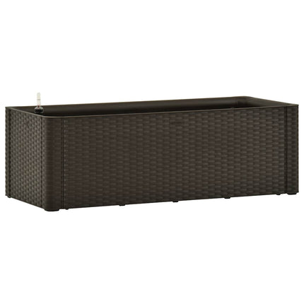 Garden Raised Bed with Self Watering System Mocha 39.4"x16.9"x13