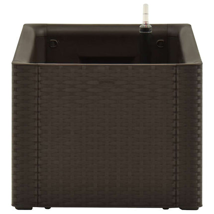 Garden Raised Bed with Self Watering System Mocha 39.4"x16.9"x13