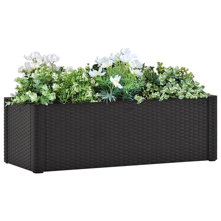 Garden Raised Bed with Self Watering System Anthracite 39.4"x16.9"x13