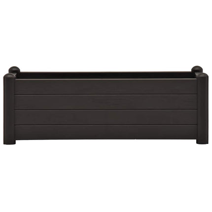 Garden Raised Bed PP Anthracite 39.4"x16.9"x13.8