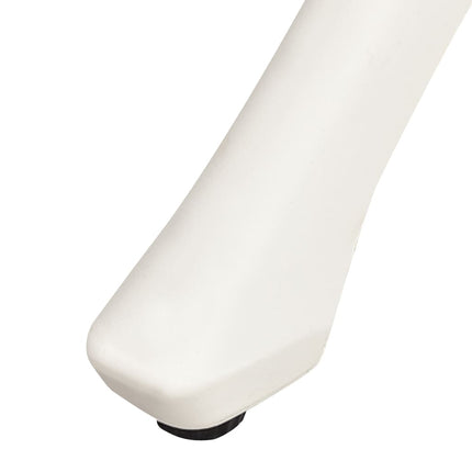 Patio Table White 35.4"x35.4"x29.1" Cast Aluminum