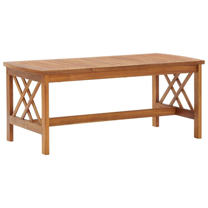 3 Piece Patio Lounge Set Solid Acacia Wood