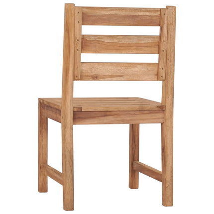 Patio Chairs 2 pcs Solid Teak Wood