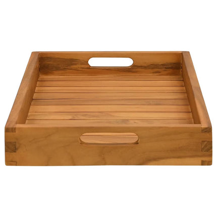 Serving Tray 23.6"x13.8" Solid Wood Teak