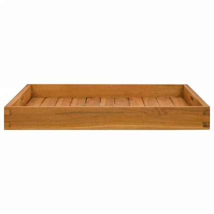 Serving Tray 23.6"x23.6" Solid Wood Teak