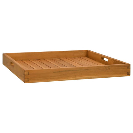 Serving Tray 23.6"x23.6" Solid Wood Teak