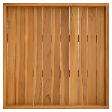 Serving Tray 23.6"x23.6" Solid Wood Teak