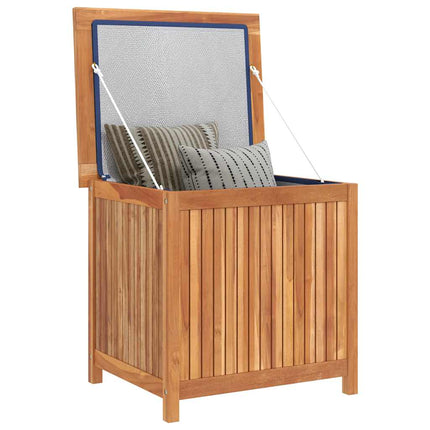 Patio Storage Box 23.6"x19.7"x22.8" Solid Wood Teak