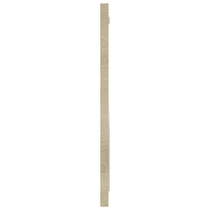Bathroom Mirror Sonoma Oak 15.7"x0.6"x14.6" Engineered Wood