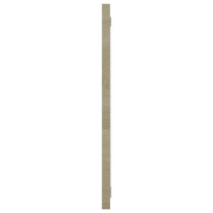 Bathroom Mirror Sonoma Oak 35.4"x0.6"x14.6" Engineered Wood