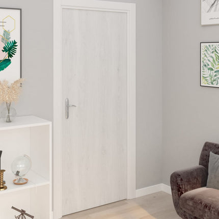 Self-adhesive Furniture Films 2 pcs White Wood 196.9"x35.4" PVC