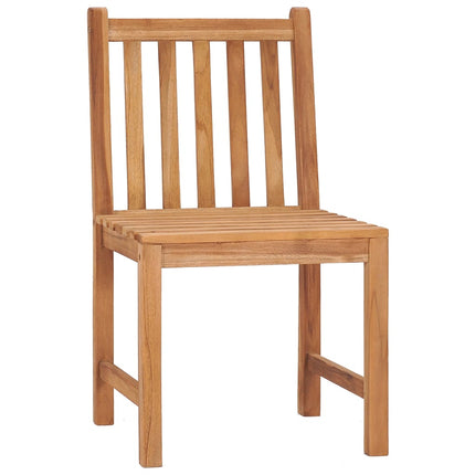 3 Piece Garden Dining Set 31.5" x 31.5" Solid Teak Wood
