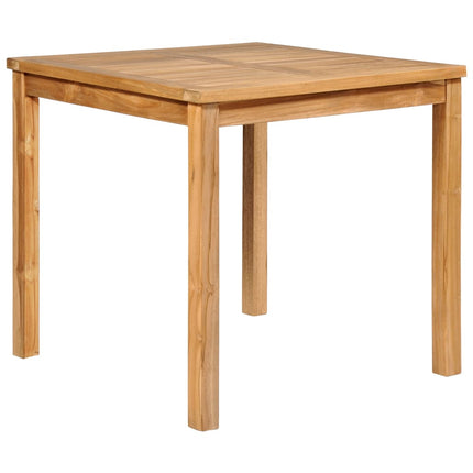 5 Piece Garden Dining Set 31.5" x 31.5" Solid Teak Wood