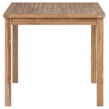 5 Piece Garden Dining Set 31.5" x 31.5" Solid Teak Wood