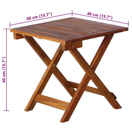 Patio Sun Lounger with Table and Cushion Solid Acacia Wood