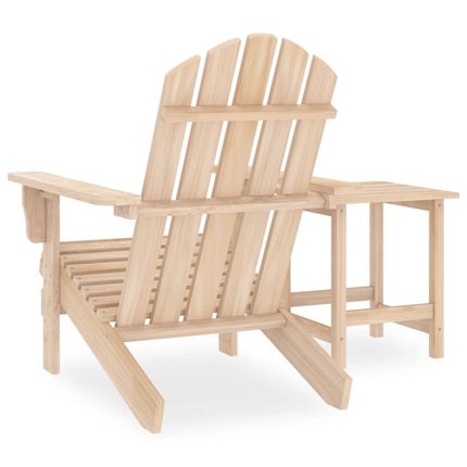 Patio Adirondack Chair with Table Solid Fir Wood