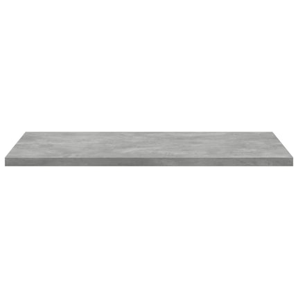 Bookshelf Boards 8 pcs Concrete Gray 15.7"x19.7"x0.6" Engineered Wood